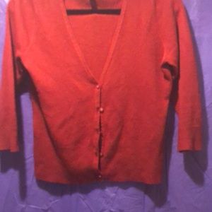 Crop sleeved cardigan